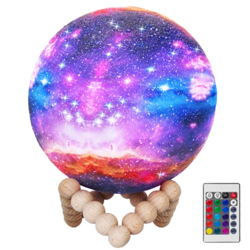 PEAKEDNESS Moon Lamp - 16 Colors LED Galaxy Lamp