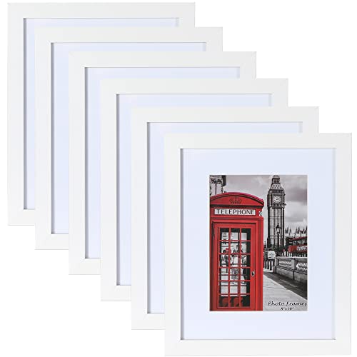 PEALSN 8x10 Picture Frame Set of 6 - Stylish and Versatile Display