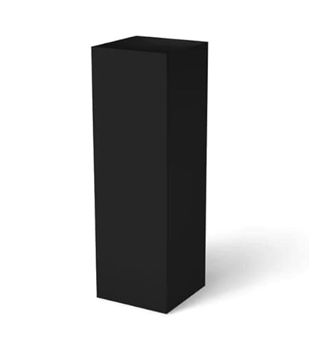 Pedestal Source - Laminate Pedestal - Art Display, Sculpture Stand, Statue Display - 11.5 X 11.5 Top - 36 Tall (Black)