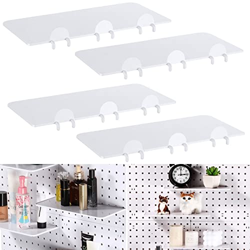 Pegboard Shelves for Organizing Tools
