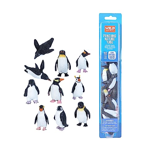 Penguin Figurines Tube