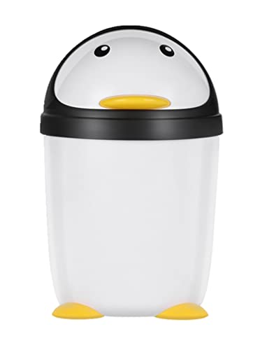 Penguin Plastic Trash Can