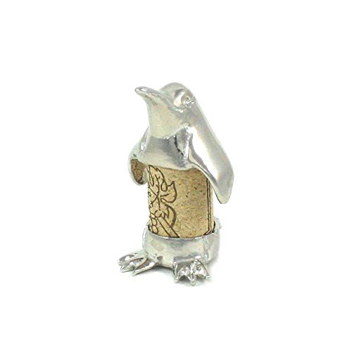 Penguin Sculpture Wine Cork Holder