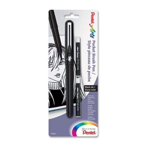 Pentel Arts Pocket Brush Pen - Portable and Convenient