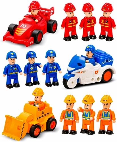 People Figures & Toy Cars Playset