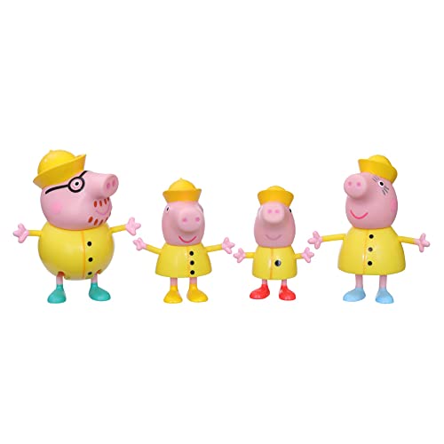 Peppa Pig Rainy Day Figure 4-Pack Toy