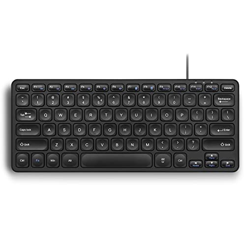 Perixx PERIBOARD-416 Wired Mini USB Keyboard