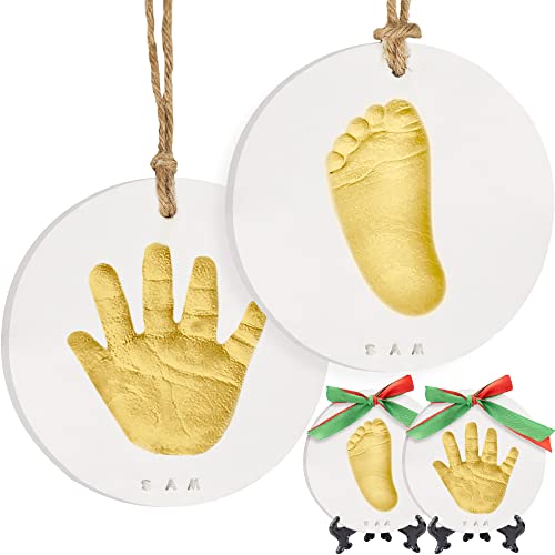Personalized Baby Hand and Footprint Kit - Gold