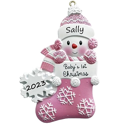 Personalized Baby's First Christmas Ornament 2023