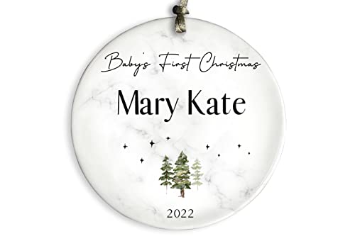 Personalized Baby's First Christmas Ornament