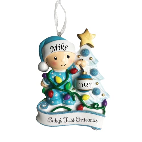 Personalized Baby's First Christmas Ornament