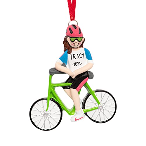 Personalized Bicycle Christmas Ornament