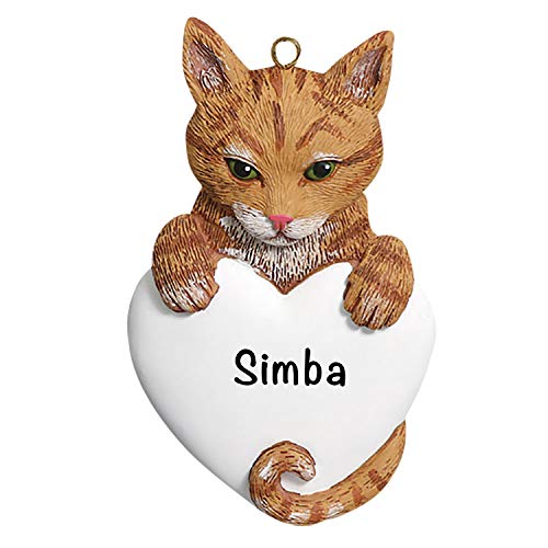 Personalized Cat Christmas Tree Ornament