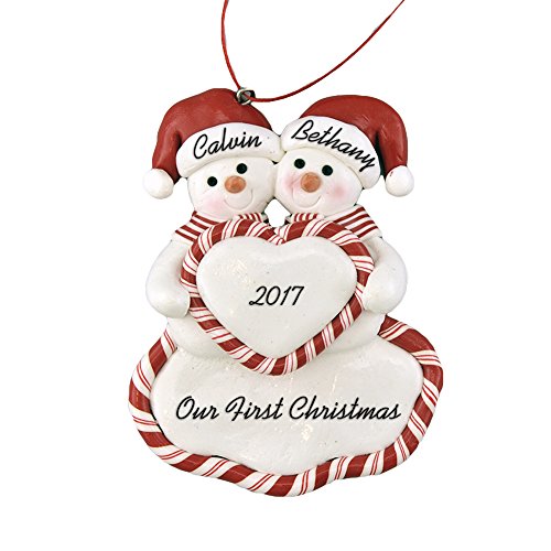 Personalized Christmas Ornament - First Christmas as Mr. and Mrs.