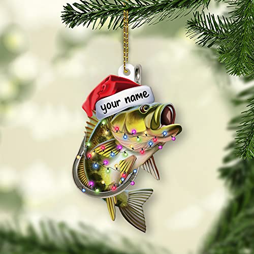Personalized Fishing Ornaments