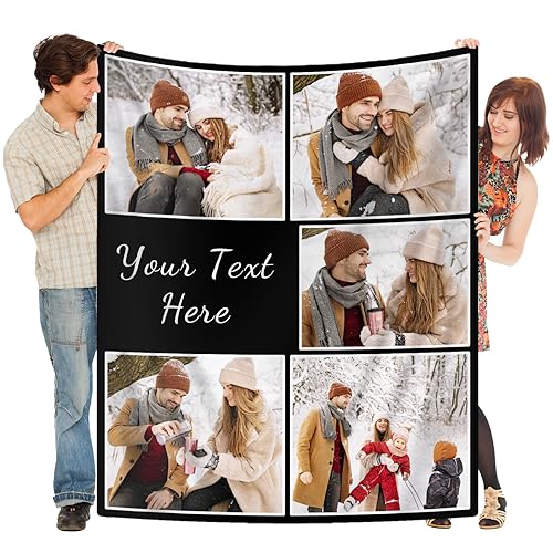 Personalized Flannel Throw Blankets