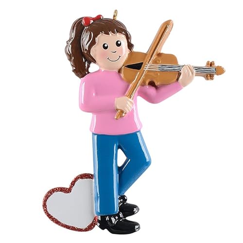 Personalized Kids Violin Ornament