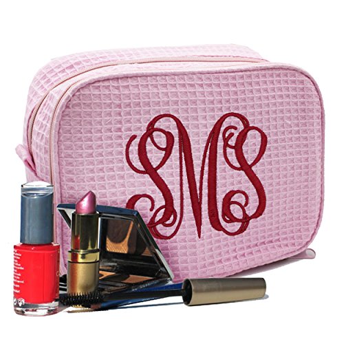 Personalized Makeup Bag - Bridesmaid Make Up Cosmetic Case