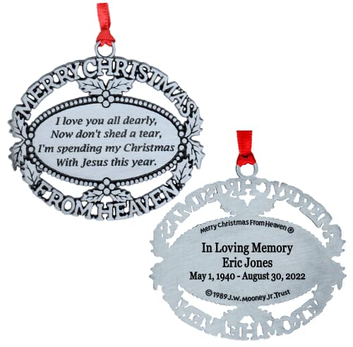 Personalized Merry Christmas Ornament