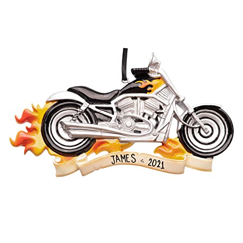 Personalized Motorcycle Christmas Ornament 2023