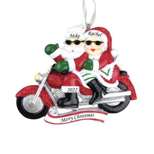 Personalized Motorcycle Christmas Tree Ornament