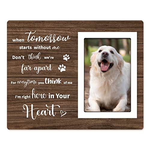 Personalized Pet Memorial Picture Frame for Beloved Dogs and Cats