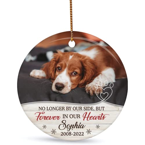 Personalized Pet Photo Memorial Ceramic Ornament