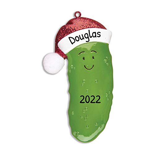 Personalized Pickle Ornaments 2023 for Christmas Tree - Pickle Christmas Ornament Christmas Pickle Ornament German Pickle Ornament Green Pickle Ornament Hide The Pickle Ornament - Free Customization