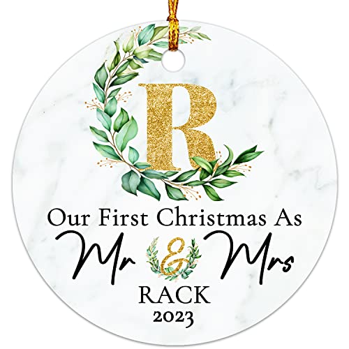 Personalized Wedding Ornament for Newlyweds