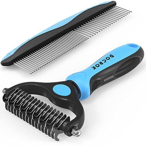 Pet Grooming Brush and Metal Comb