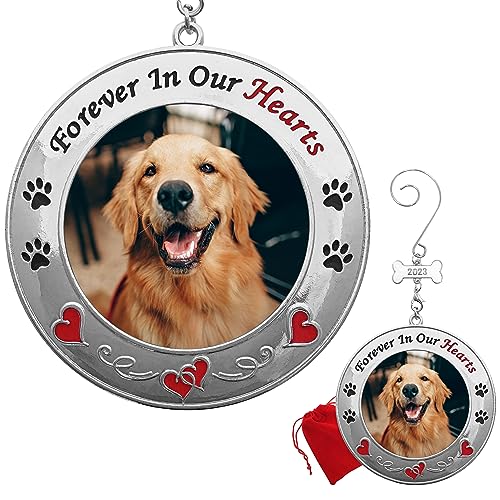 Pet Memorial Christmas Photo Ornament