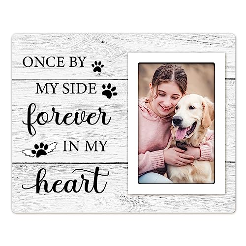 Pet Memorial Gifts, Dog Memorial Gifts for Loss of Dog, Loss of Dog Sympathy Gift, Pet Memorial Picture Frame, Bereavement Gifts for Loss of Cat Pet Loss Gifts, 4x6 Photo