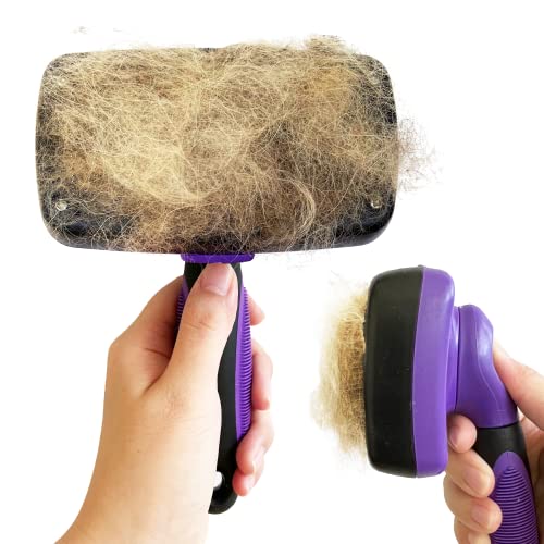 Pet Slicker Brush - Shedding & Grooming Tool for Dogs and Cats