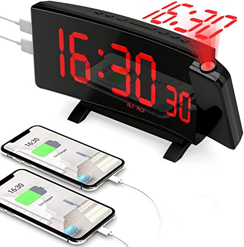 PEYOU Projection Alarm Clock