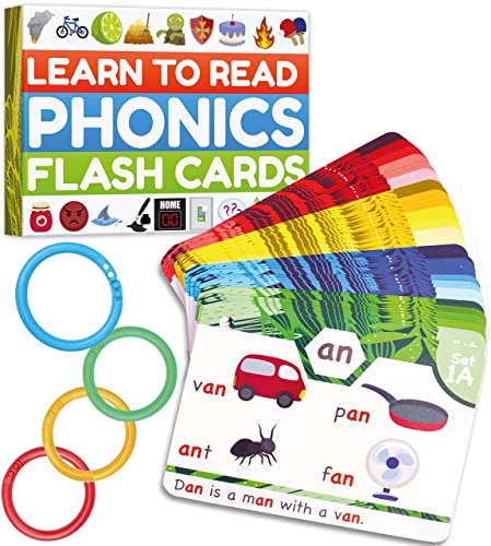 Phonics Flash Cards - Learn to Read in 20 Phonic Stages