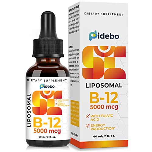PIDEBO Liposomal B12 Liquid Sublingual Drops
