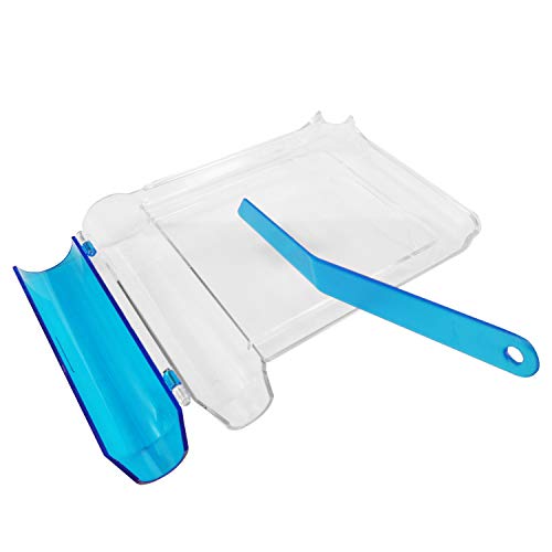 Pill Counting Tray with Spatula (Clear - L Shape)