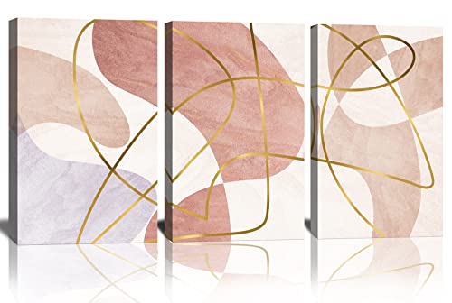 Pink Abstract Wall Decor