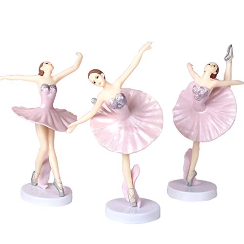 Pink Dancing Ballerina Girl Figurine