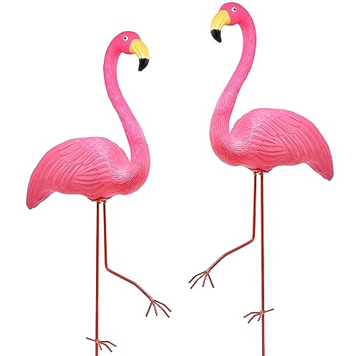 Pink Flamingo Yard Decorations Pack