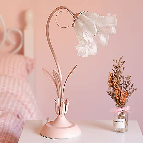 Pink Flower Desk Lamp