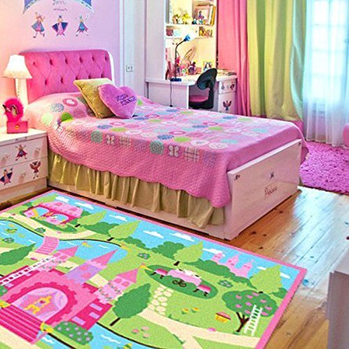 Pink Girls Bedroom Rugs