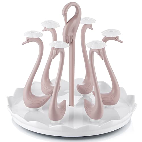 Pink Swan Cup Drying Rack