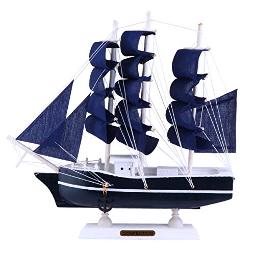 Pirate Ship Figurine Resin Viking Pirate Boat Centerpiece Collection Statue Nautical Decor
