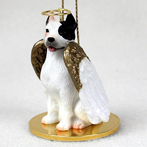 Pit Bull Terrier Dog Figurine Angel Statue