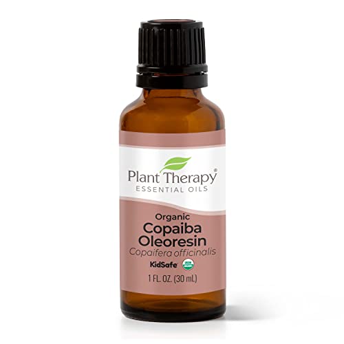 Plant Therapy Copaiba Oleoresin Organic Essential Oil 100% Pure, Undiluted, Natural Aromatherapy