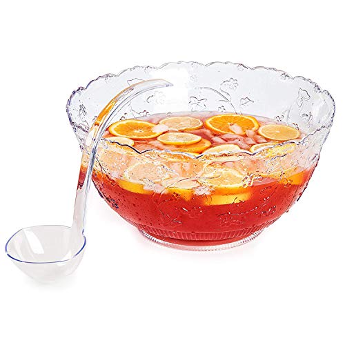 Plastic Punch Bowl With Ladle