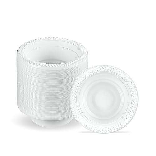 PLASTICPRO White Plastic Bowls