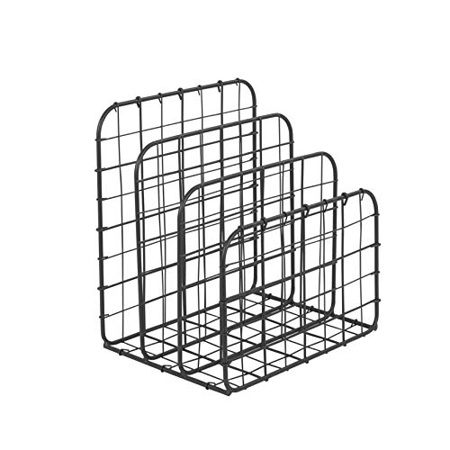 Plate Rack and Lid Holder Organizer - Industrial Gray