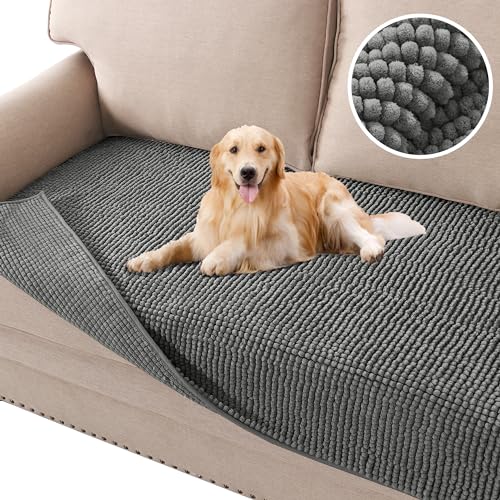 Plush Chenille Dog Bed Cover